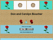 Tablet Screenshot of dboucher.sentex.ca